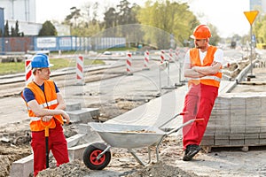 Lazy construction workers