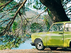 Lazy Yugoslavian retro car