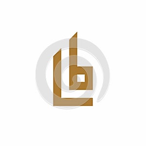 LB Building Logo. Letter BL Logo