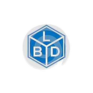 LBD letter logo design on black background. LBD creative initials letter logo concept. LBD letter design