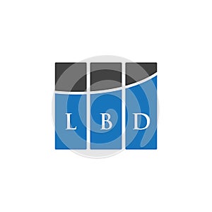 LBD letter logo design on WHITE background. LBD creative initials letter logo concept. LBD letter design.LBD letter logo design on
