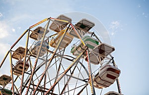 Ferris wheel at an amusement park in LBI