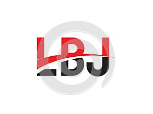 LBJ Letter Initial Logo Design