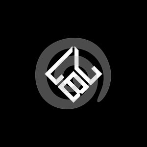 LBL letter logo design on black background. LBL creative initials letter logo concept. LBL letter design photo