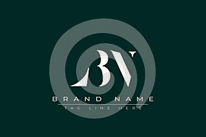 LBN abstract letter logo design