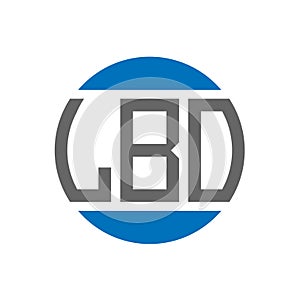 LBO letter logo design on white background. LBO creative initials circle logo concept. LBO letter design