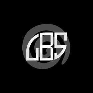 LBS letter logo design on black background. LBS creative initials letter logo concept. LBS letter design.LBS letter logo design on