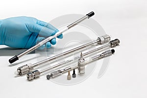 LC, LC-MS, HPLC Cartridge Columns Chromatography and guard cartridge column.