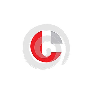 LC Logo Symbol. Letter L and C logo Combination