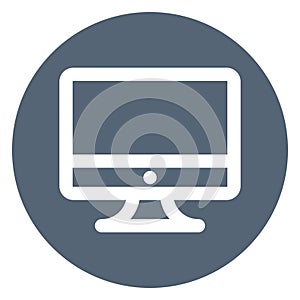 Lcd, led Bold Vector Icon which can be easily edited or modified