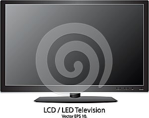 LCD / LED TV Vector Illustration