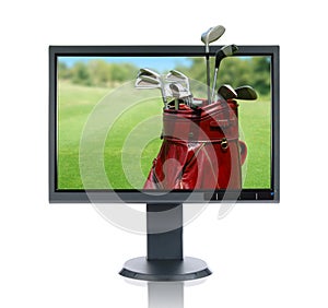 LCD Monitor and Golf