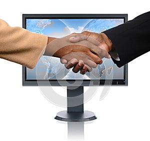 LCD Monitor and Handshake