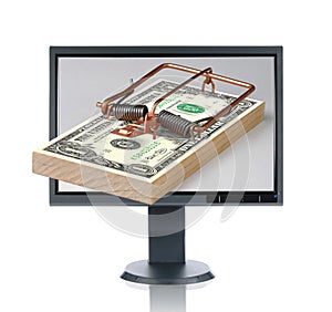 LCD Monitor and Money Trap