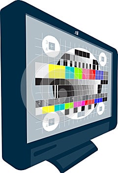 LCD Plasma TV Television Test Pattern