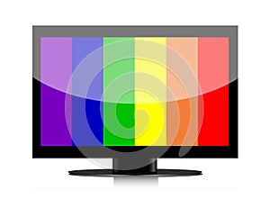 Lcd television with no signal