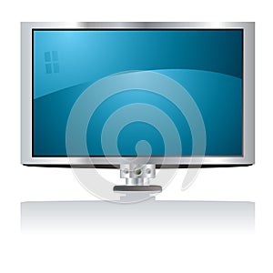 LCD tv blue