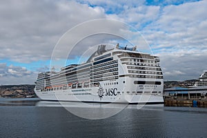 the cruise ship MSC magnifica