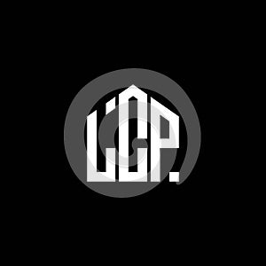 LCP letter logo design on BLACK background. LCP creative initials letter logo concept. LCP letter design.LCP letter logo design on