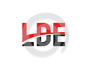 LDE Letter Initial Logo Design photo