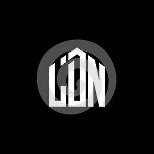 LDN letter logo design on BLACK background. LDN creative initials letter logo concept. LDN letter design photo