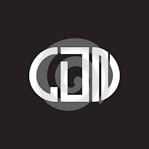 LDN letter logo design on black background. LDN creative initials letter logo concept. LDN letter design photo