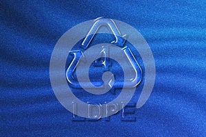 LDPE, Plastic recycling symbol LDPE 4