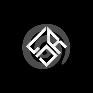 LDR letter logo design on black background. LDR creative initials letter logo concept. LDR letter design photo