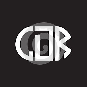 LDR letter logo design on black background. LDR creative initials letter logo concept. LDR letter design photo