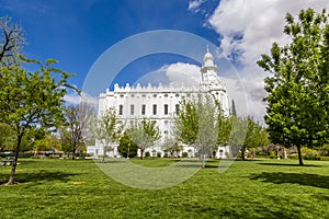 LDS Mormon Temple In St. George Utah