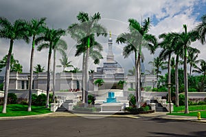 LDS Temple in Kona, Hawaii photo