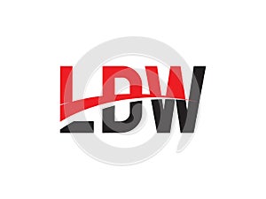 LDW Letter Initial Logo Design
