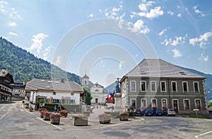 Le Biot - village in the French Alps mountains