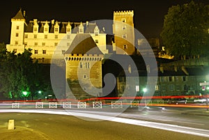 Le chÃÂ¢teau de Pau de nuit