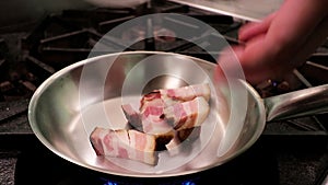 Food Preparation, Le Cochon Blanc Restaurant. photo