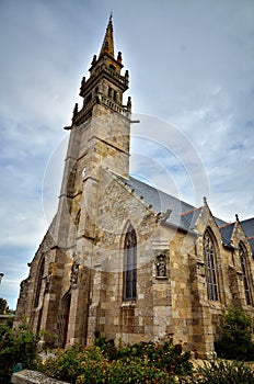 Le Conquet, Brittany, the church