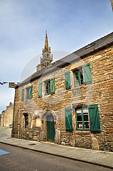 Le Conquet, Brittany, the church