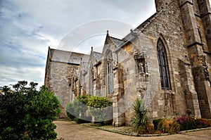 Le Conquet, Brittany, the church