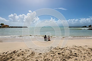 The Gosier in Guadeloupe - paradise tropical beach