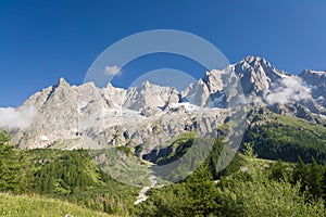 Le Grandes Jorasses - mont Blanc photo