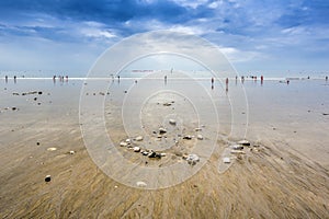 Le Havre beach, Normandy,