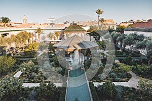 Le Jardin Secret Garden, Marrakech, Morocco old Madina, Marrakech, Morocco.