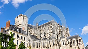 Le Mans Cathedral, France.