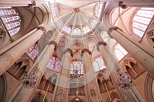 Le Mans St-Julien Cathedral Choir Vaults photo