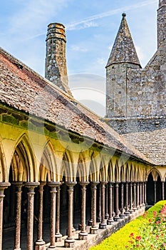 Le Mont Saint Michel, Bretagne, France.