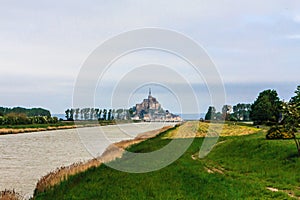 Le Mont Saint Michel, Bretagne, France. photo
