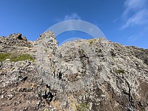 Le Morne Brabant Mountain, UNESCO World Heritage Site basaltic mountain with a summit of 556 metres, Mauritius