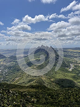 Le Pouce Panoramic View Mauritius Island