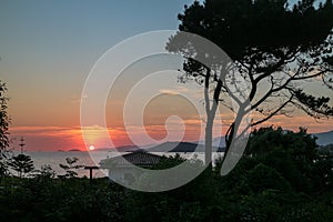 Le Ruppione : Sunset on Iles Sanguinaires