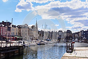 Le vieux bassin in Honfleur Normandy